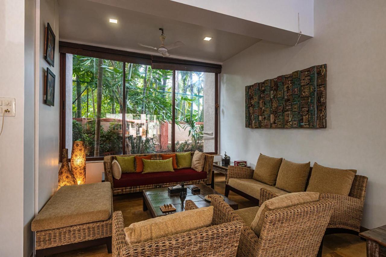 Saffronstays Casa Del Palms, Alibaug - Luxury Pool Villa With Chic Interiors, Alfresco Dining And Island Bar Алибаг Экстерьер фото